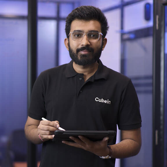 Cubein's Founder & CTO Mr. Sagar Sadiata