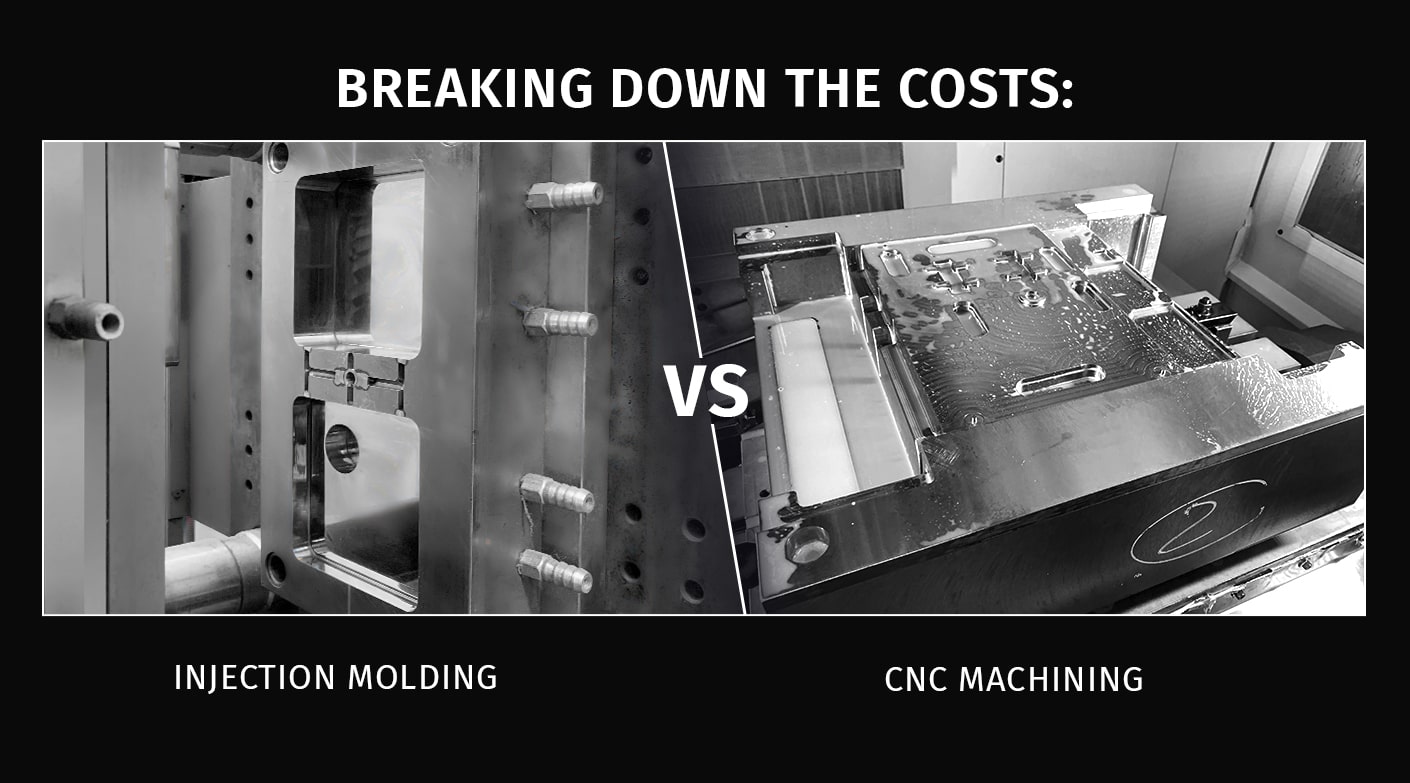  Breaking Down the Costs Injection Molding vs. CNC machining