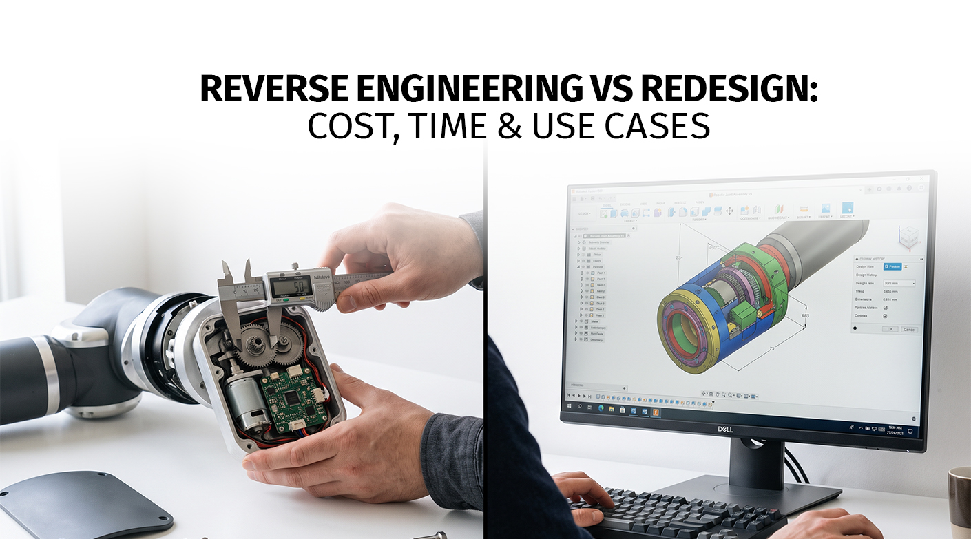 Reverse Engineering vs Redesign: Cost, Time & Use Cases